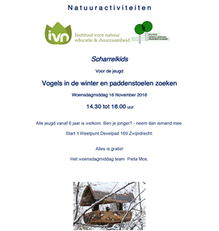 Natuuractiviteit Weetpunt