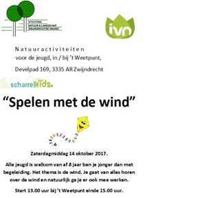 Natuuractiviteiten zaterdag 14 oktober.